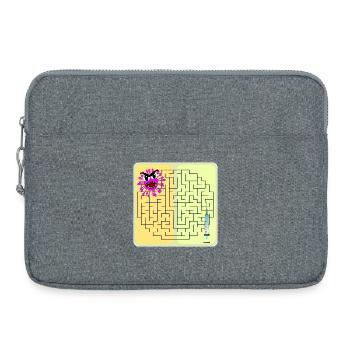 Riddle Virus - Laptop bag 15" - heather grey - Front