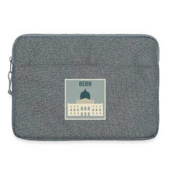 Bern - Sacoche pour ordinateur portable 15 pouces - gris chiné - Devant
