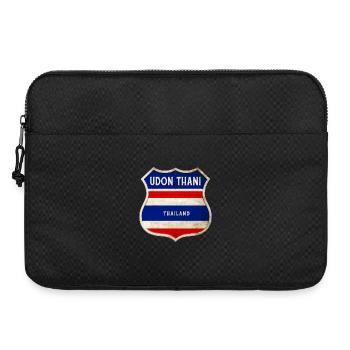 Udon Thani Thaïlande Armoiries Drapeaux Design - Sacoche pour ordinateur portable 15 pouces - noir - Devant