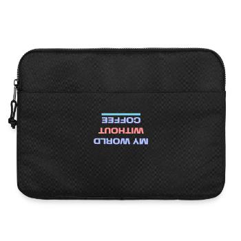 Caffeine Coffee Drinking Statement Coffee Lovers - Laptop bag 15" - black - Front
