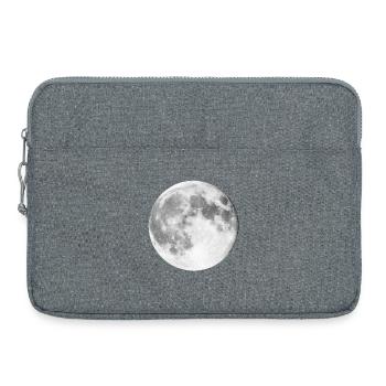 | d’atterrissage sur la Lune Loup-garou de pleine lune - Sacoche pour ordinateur portable 15 pouces - gris chiné - Devant