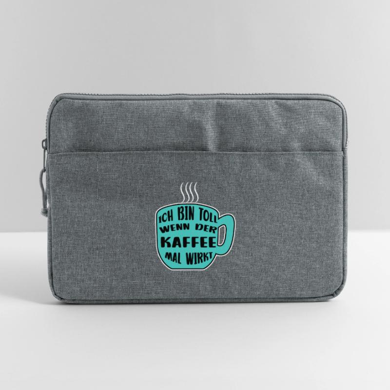 Kaffeetasse Kaffee Statement Koffein Kaffeetrinker Laptoptasche 15"