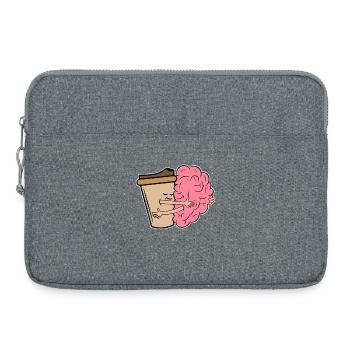 Coffee Drink coffee lovers Coffee drinkers - Laptop bag 15" - heather grey - Front