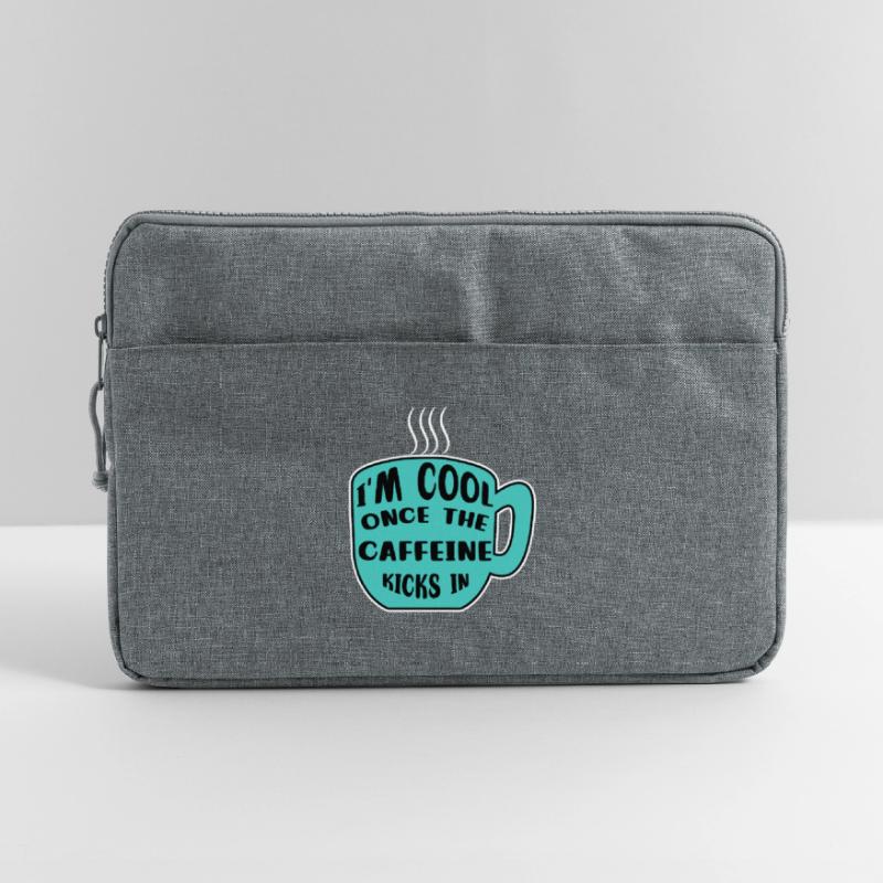 Caffeine Coffee Drinker Coffee Cup Coffee Statement Laptop bag 15"