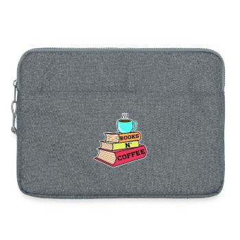 Caffeine Coffee Drinking Statement Coffee Lovers - Laptop bag 15" - heather grey - Front