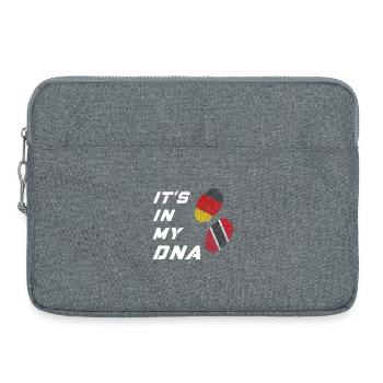 In my DNA Germany / Trinidad and Tobago - Laptop bag 15" - heather grey - Front