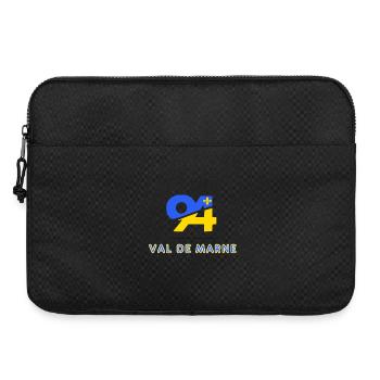 Val de marne - Sacoche pour ordinateur portable 15 pouces - noir - Devant