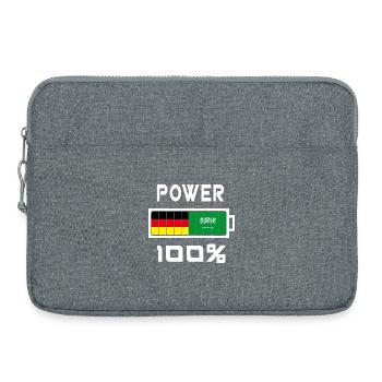 L’Allemagne et l’Arabie Saoudite Power 100% - Sacoche pour ordinateur portable 15 pouces - gris chiné - Devant