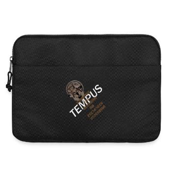 Zeit nutzen - Laptoptasche 15" - Schwarz - Vorne