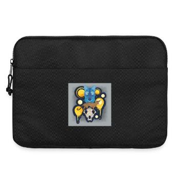 Thylacine Spirit - Loup Tigre de Tasmanie Mythique - Sacoche pour ordinateur portable 15 pouces - noir - Devant