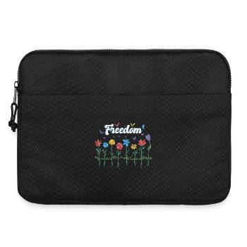 Liberté Fleurs Papillons Liberté Design - Sacoche pour ordinateur portable 15 pouces - noir - Devant