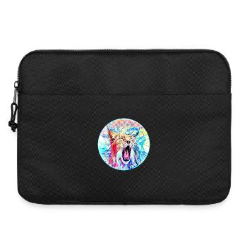 Lynx cat in freedom a wild cat - Laptop bag 15" - black - Front