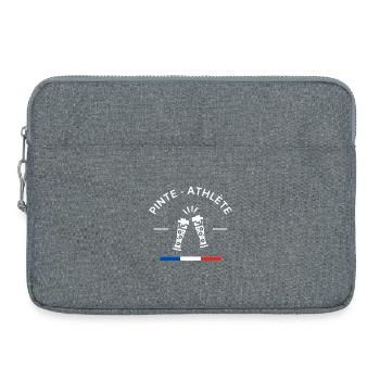 Pinte athlète - Sacoche pour ordinateur portable 15 pouces - gris chiné - Devant