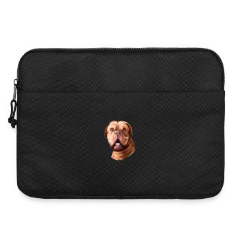 Dogue De Bordeaux Aquarelle pour chien Illustration - Sacoche pour ordinateur portable 15 pouces - noir - Devant