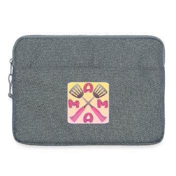 Hobby KOCHEN - MAMA - Laptoptasche 15" - Grau meliert - Vorne