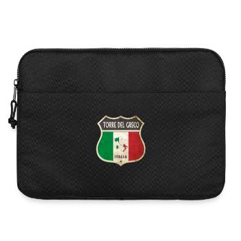 Torre del Greco Italie Armoiries Drapeaux Design - Sacoche pour ordinateur portable 15 pouces - noir - Devant