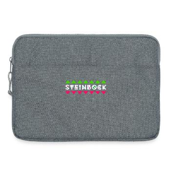 Aberglaube Sternbild Horoskop Steinbock Astrologie - Laptoptasche 15" - Grau meliert - Vorne
