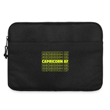 Horoskop Statement Astrologie Tierkreis Steinbock - Laptoptasche 15" - Schwarz - Vorne