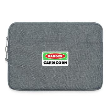 Steinbock Cool Statement Tierkreis Horoskop Himmel - Laptoptasche 15" - Grau meliert - Vorne
