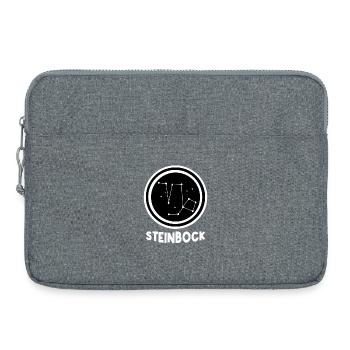 Konstellation Gestirne Tierkreis Steinbock Galaxie - Laptoptasche 15" - Grau meliert - Vorne