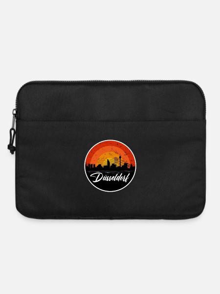 Düsseldorf Skyline II - Laptoptasche 15" - Schwarz