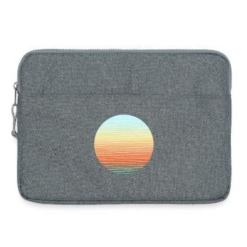 couleurs d’aventure - Sacoche pour ordinateur portable 15 pouces - gris chiné - Devant