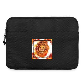 Der Rote Löwe - Laptoptasche 15" - Schwarz - Vorne