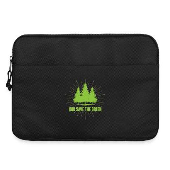 Dieu sauve le vert - Sacoche pour ordinateur portable 15 pouces - noir - Devant