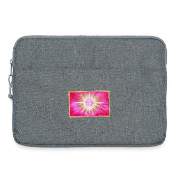 SeelenLicht Kosmische Liebe Sonja Ariel von Staden - Laptoptasche 15" - Grau meliert - Vorne