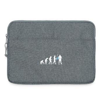 Évolution grecque Super-héros Drapeau grec - Sacoche pour ordinateur portable 15 pouces - gris chiné - Devant