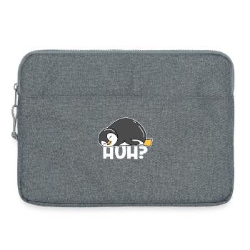 Pingouin Disant Oiseau Animal Zoo Oiseau de mer Froid - Sacoche pour ordinateur portable 15 pouces - gris chiné - Devant