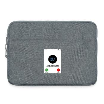 Appel de phares - Sacoche pour ordinateur portable 15 pouces - gris chiné - Devant