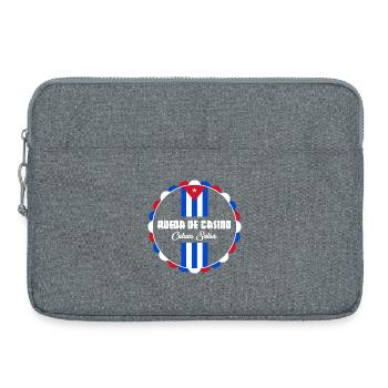 Rueda de Casino - Salsa cubaine - Sacoche pour ordinateur portable 15 pouces - gris chiné - Devant