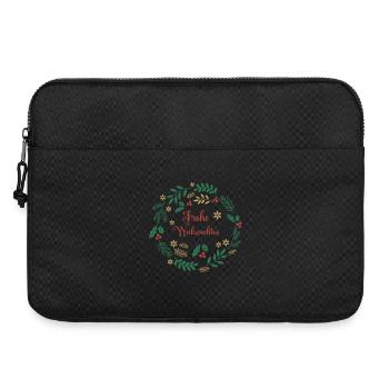 Merry Christmas Frohe Weihnachten Merry Christmas - Laptoptasche 15" - Schwarz - Vorne