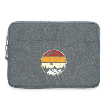 Sunset Peaks Eagle Circle - Laptop bag 15" - heather grey - Front