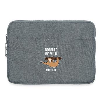 Déclaration de paresseux cool animal de l’habitant de la jungle - Sacoche pour ordinateur portable 15 pouces - gris chiné - Devant