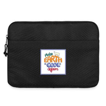 Make Earth Cool Again! white - Laptop bag 15" - black - Front