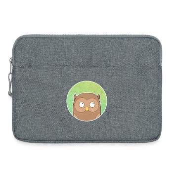 Eule - Laptoptasche 15" - Grau meliert - Vorne