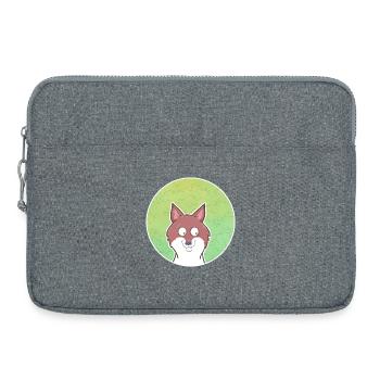 Fuchs - Laptoptasche 15" - Grau meliert - Vorne