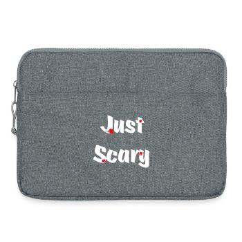 Sprüche, Blutflecken, Halloween Outfit, coole Tees - Laptoptasche 15" - Grau meliert - Vorne