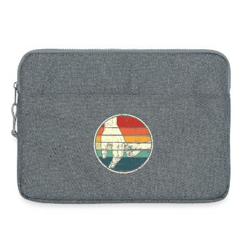 Händchen halten Regenbogenkreis - Laptoptasche 15" - Grau meliert - Vorne
