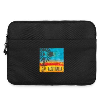 Moulin à vent Australie Vintage Design - Sacoche pour ordinateur portable 15 pouces - noir - Devant