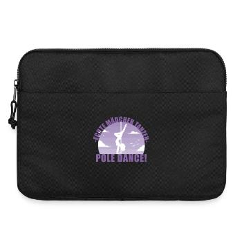 Echte Mädchentanzen Pole Dance! Geschenk - Laptoptasche 15" - Schwarz - Vorne