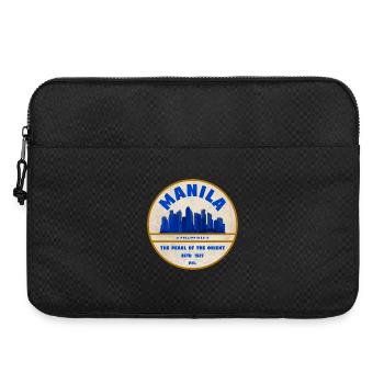 Manila Skyline Pearl of the Orient - Laptoptasche 15" - Schwarz - Vorne