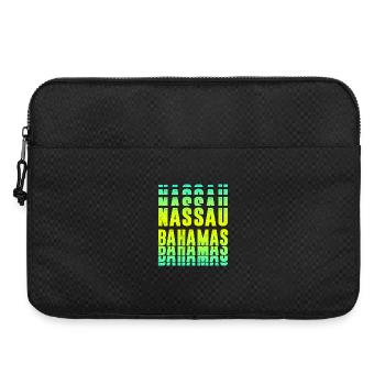 Nassau Bahamas Design - Laptop bag 15" - black - Front