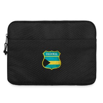 Design du drapeau des Bahamas - Sacoche pour ordinateur portable 15 pouces - noir - Devant