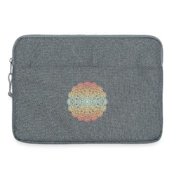 Mandala - Sacoche pour ordinateur portable 15 pouces - gris chiné - Devant