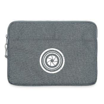 Objectif de caméra photo - Sacoche pour ordinateur portable 15 pouces - gris chiné - Devant