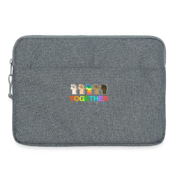 Transgender Spruch Lgbt Rechte Homosexueller - Laptoptasche 15" - Grau meliert - Vorne