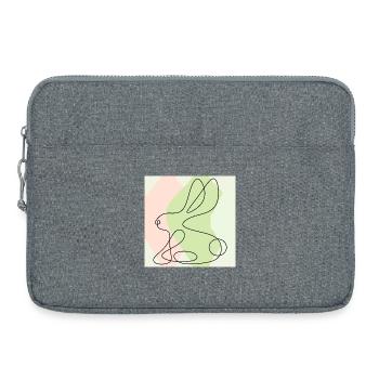 OSTERHASE LINIENZEICHNUNG - Laptoptasche 15" - Grau meliert - Vorne